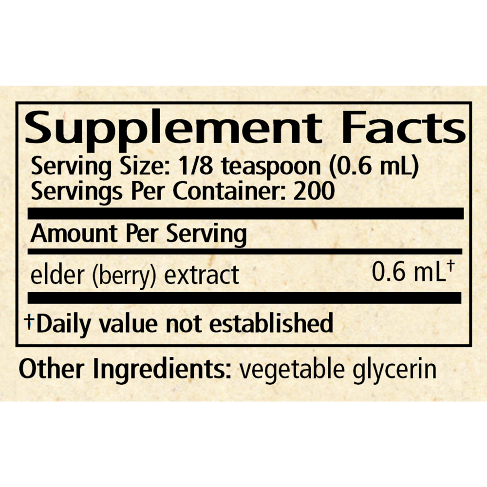 Product image for Elderberry Syrup.