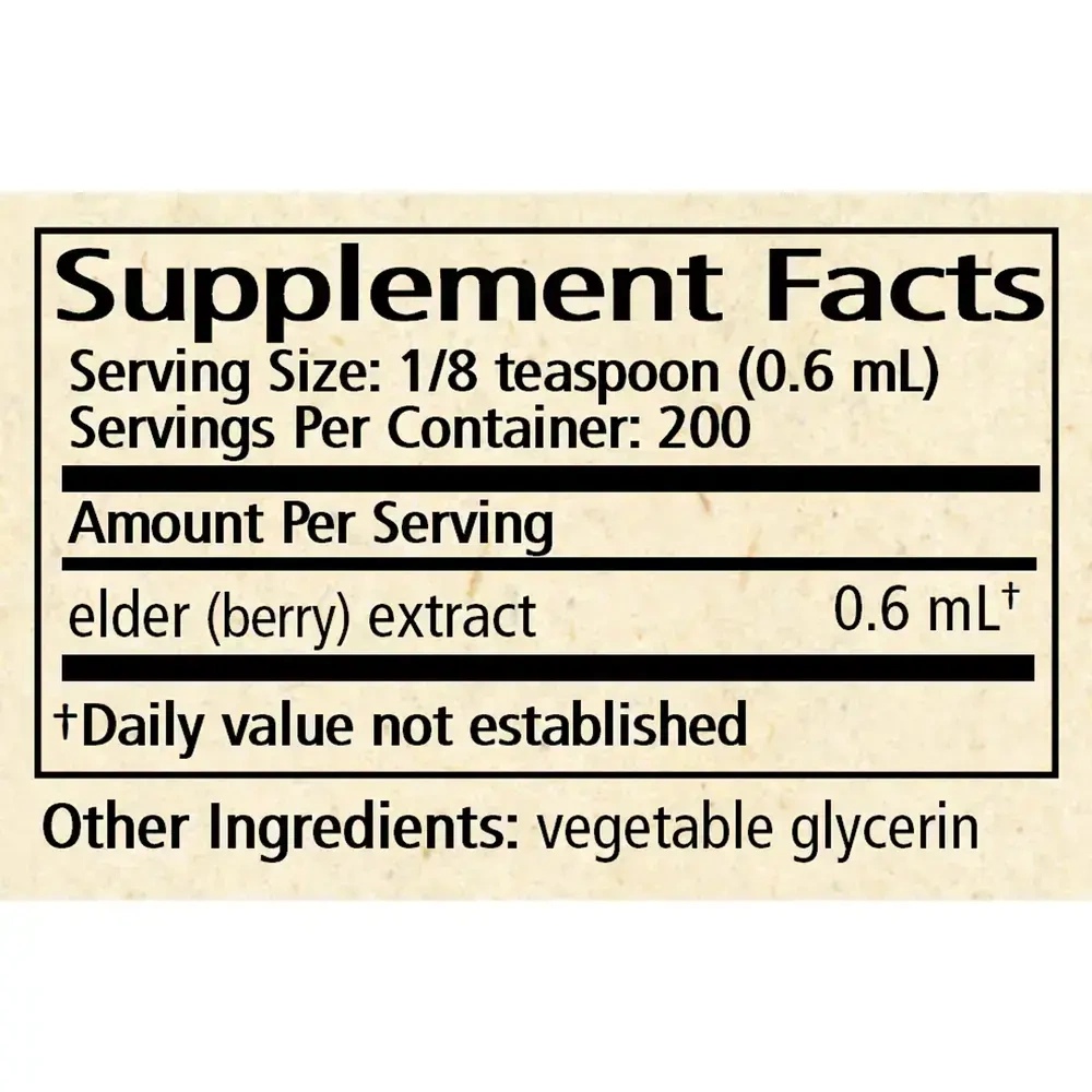 Product image for Elderberry Syrup.