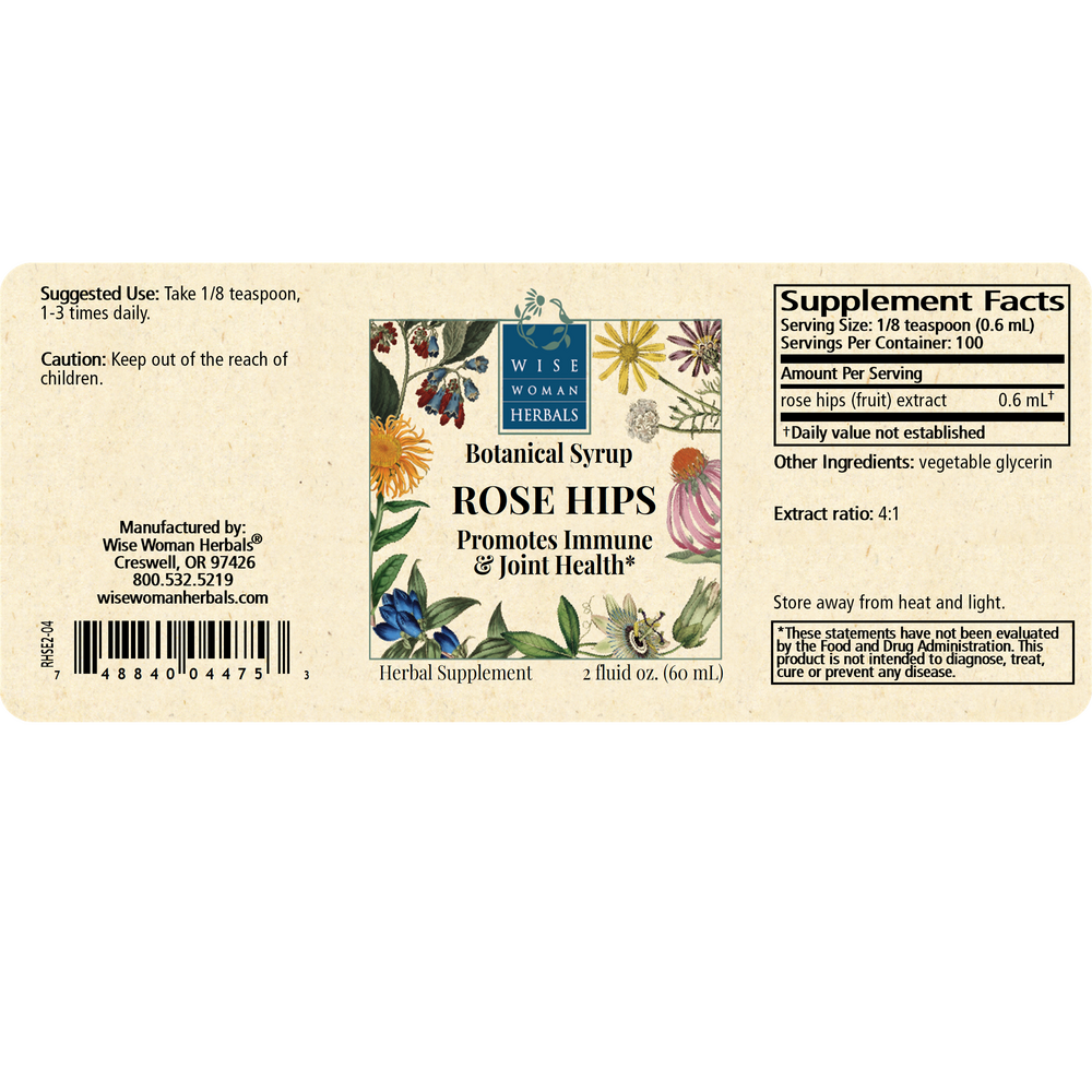Product image for Rose Hips Solid Extract 2oz.