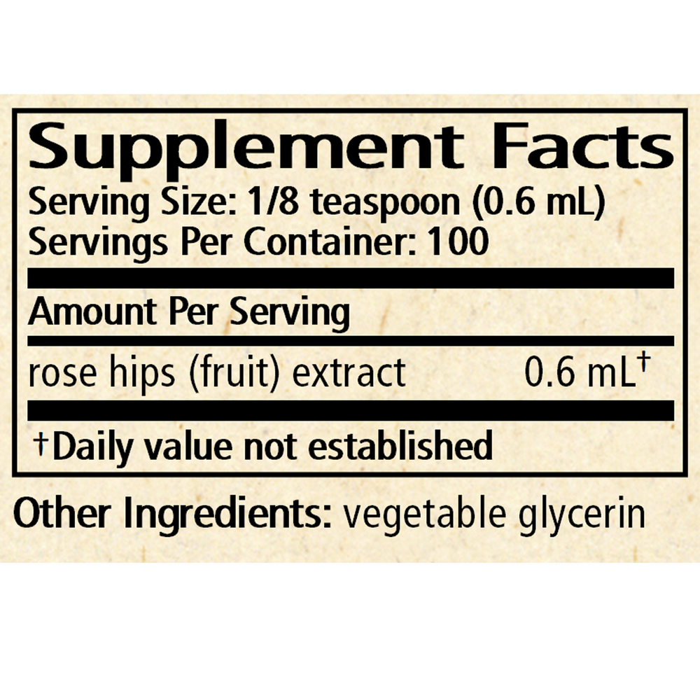 Product image for Rose Hips Solid Extract 2oz.