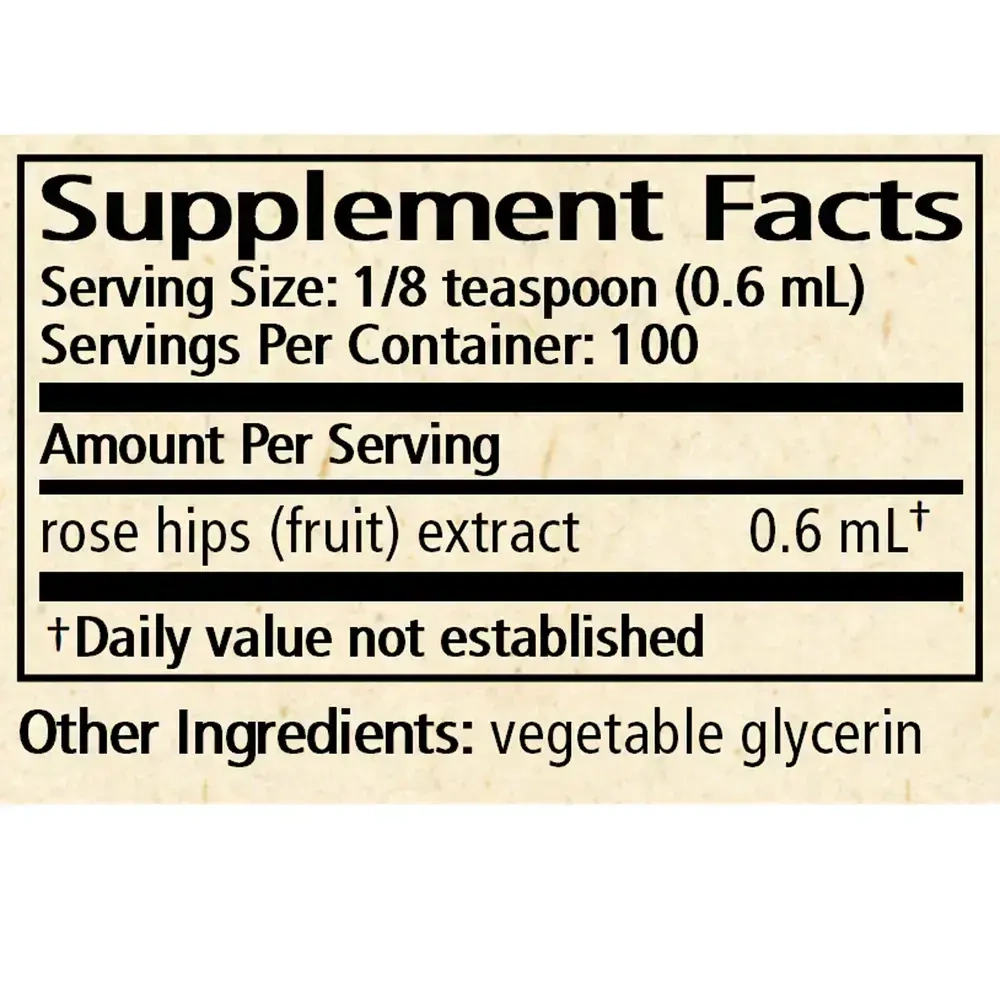 Product image for Rose Hips Solid Extract 2oz.