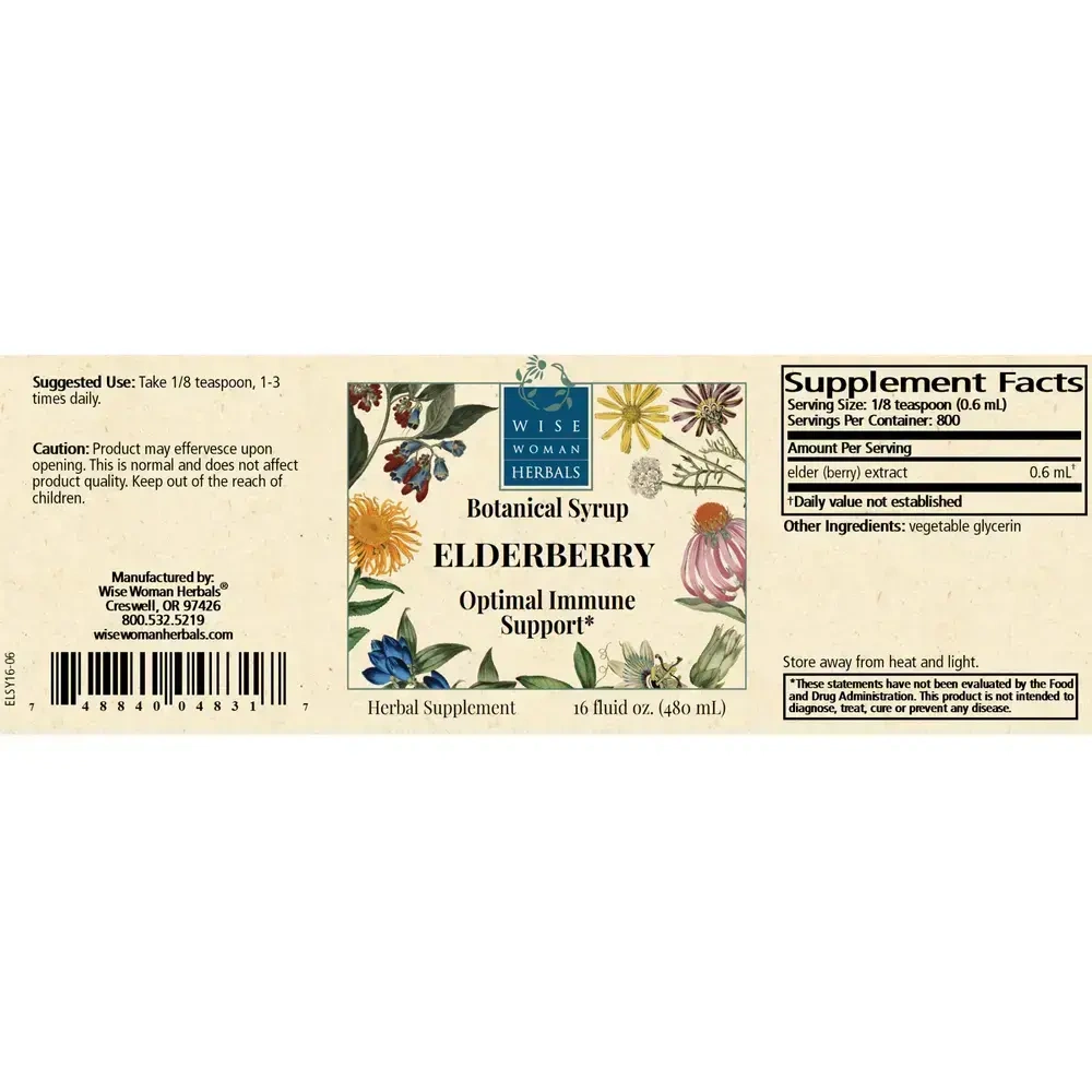 Product image for Elderberry Syrup.