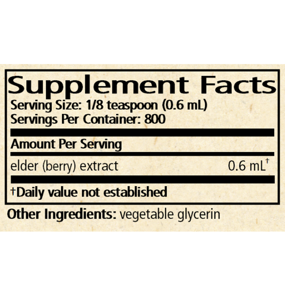 Product image for Elderberry Syrup.