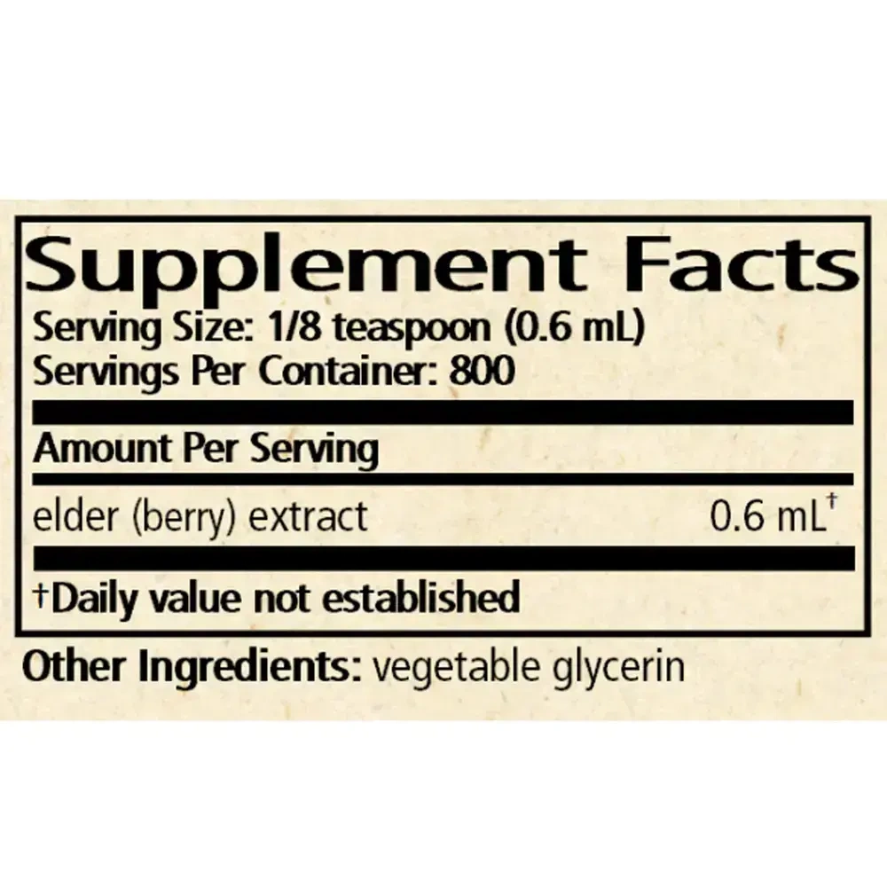 Product image for Elderberry Syrup.