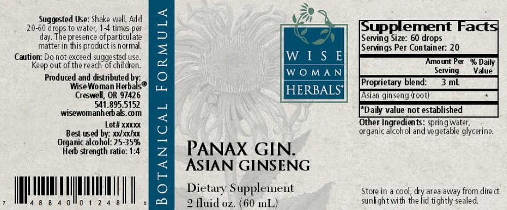 Product image for Panax ginseng - asian ginseng.