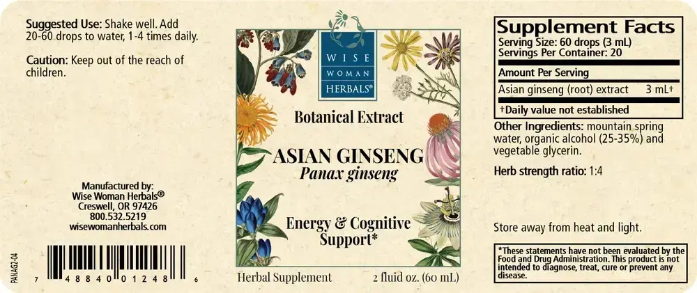Product image for Panax ginseng - asian ginseng.
