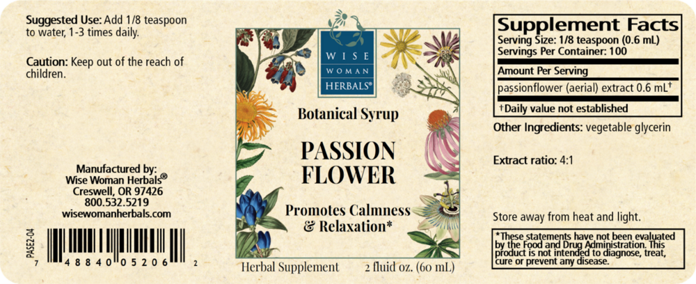 Product image for Passionflower Calm &amp; Relaxation (formerly Passionflower Solid Extract).