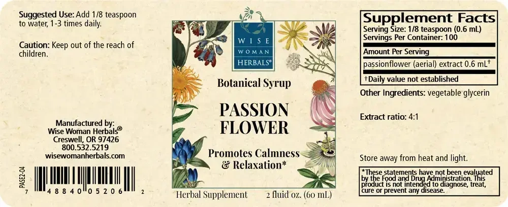 Product image for Passionflower Calm &amp; Relaxation (formerly Passionflower Solid Extract).