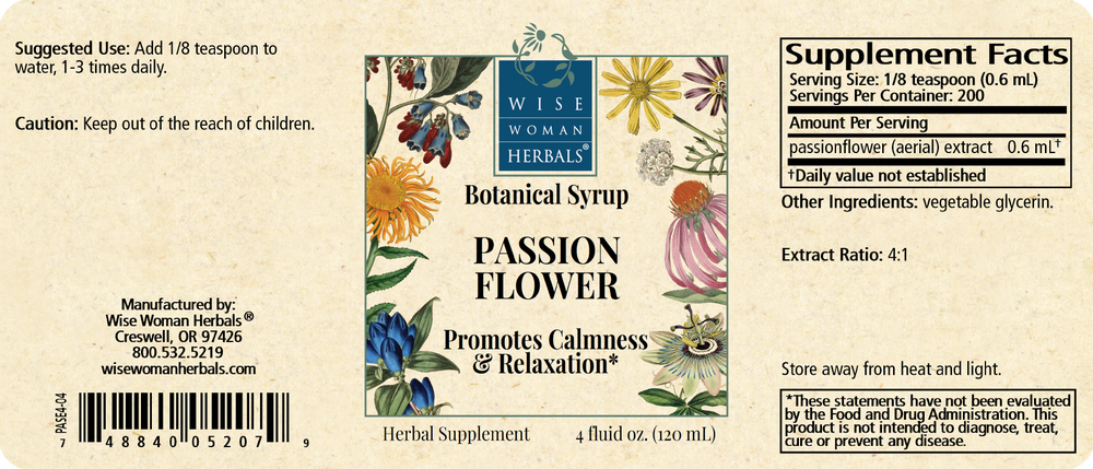 Product image for Passionflower Calm &amp; Relaxation (formerly Passionflower Solid Extract).