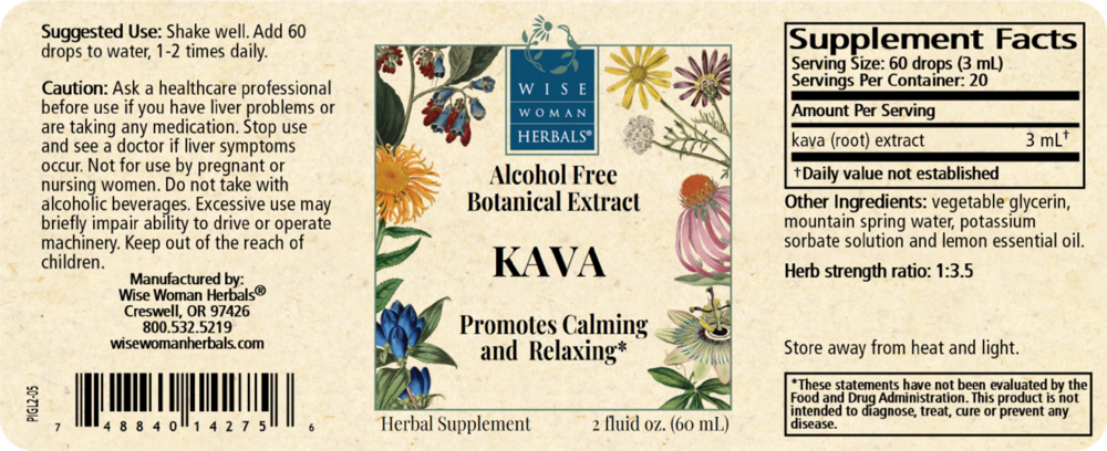 Product image for Standardized Kava Glycerite.