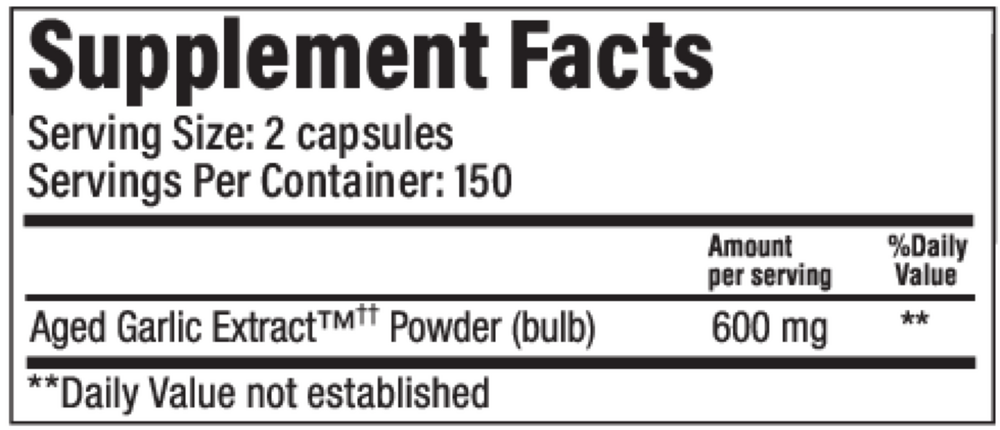 Product image for Kyolic Aged Garlic Extract Cardiovascular Formula 100.