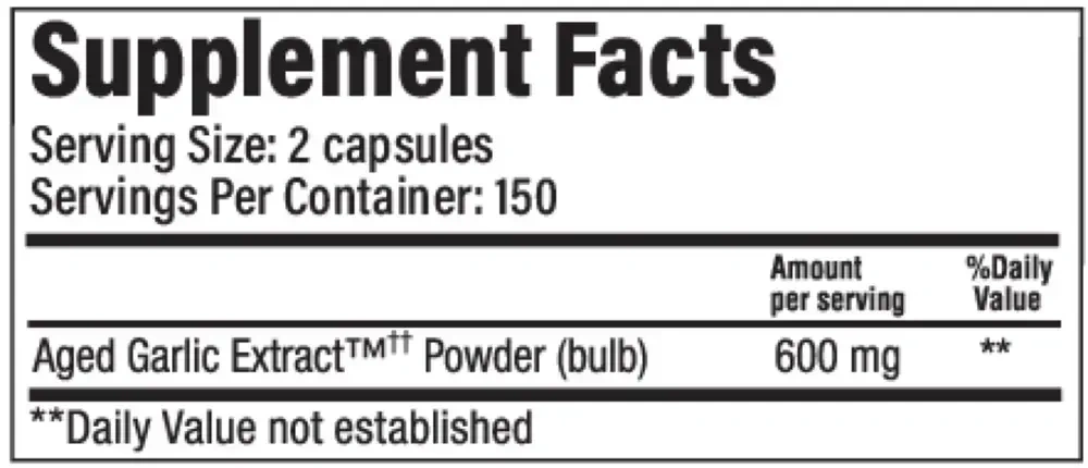 Product image for Kyolic Aged Garlic Extract Cardiovascular Formula 100.