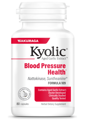 Kyolic Aged Garlic Extract Formula 109 - Blood Pressure Health 80 capsules