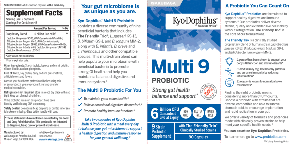 Product image for Kyo-Dophilus Multi 9.