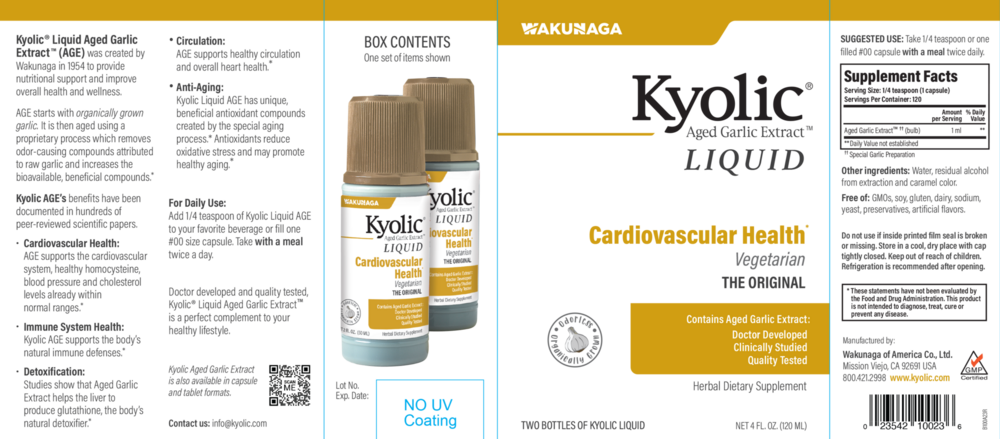 Product image for Liquid Aged Garlic Extract Plain No caps Formula 100.