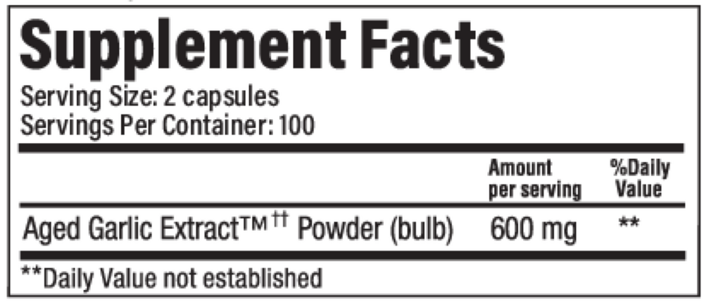 Product image for Kyolic Aged Garlic Extract Cardiovascular Formula 100.