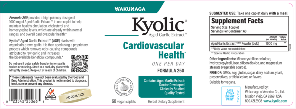 Product image for Kyolic One Per Day 60t.