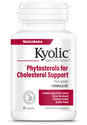 Kyolic Aged Garlic Extract Formula 107 - Cholesterol Support 80 capsules