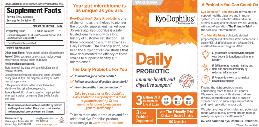 Product image for Kyo-Dophilus Daily Probiotic.
