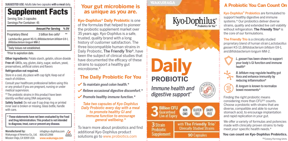 Product image for Kyo-Dophilus Daily Probiotic.