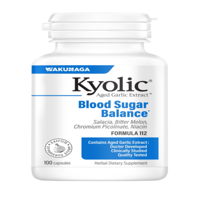Kyolic Blood Sugar Balance Form 112 100 capsules