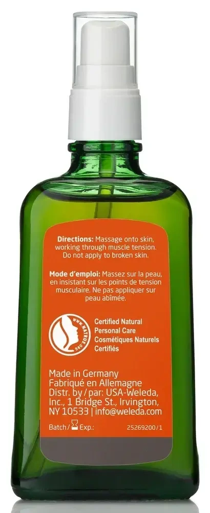 Product image for Arnica Muscle Massage Oil.