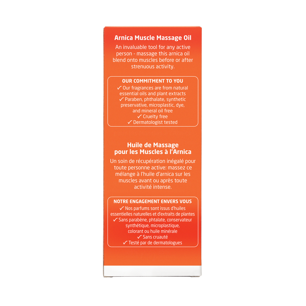 Product image for Arnica Muscle Massage Oil.