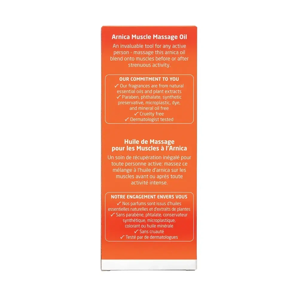 Product image for Arnica Muscle Massage Oil.