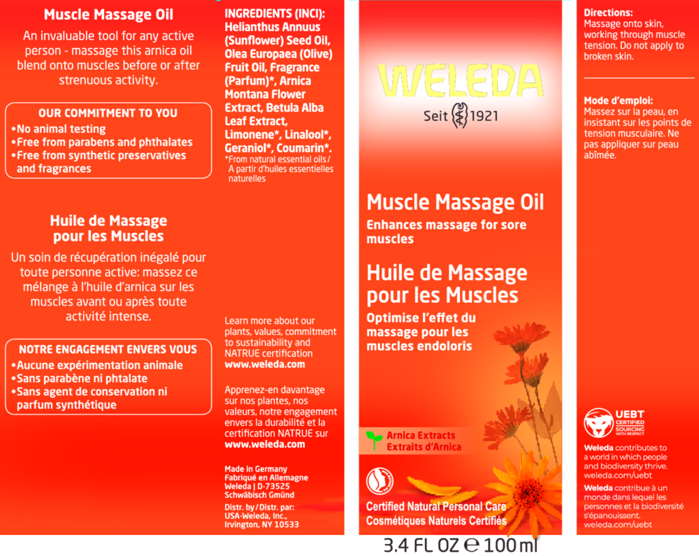 Product image for Muscle Massage Oil - Arnica.