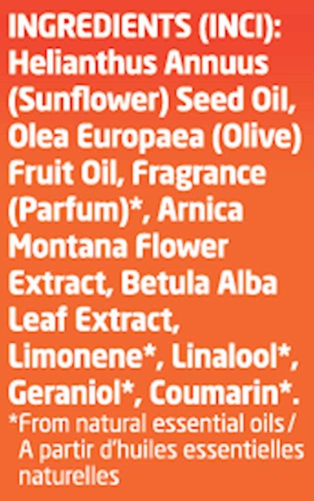 Product image for Muscle Massage Oil - Arnica.