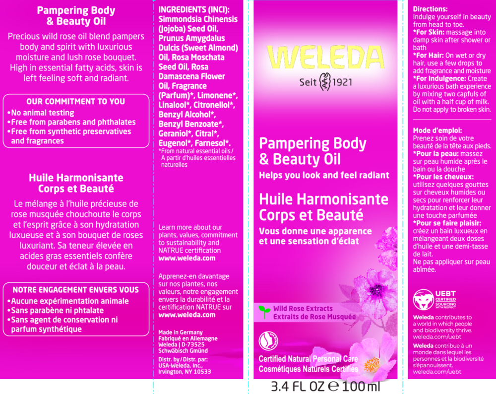 Product image for Pampering Body &amp; Beauty Oil - Wild Rose.