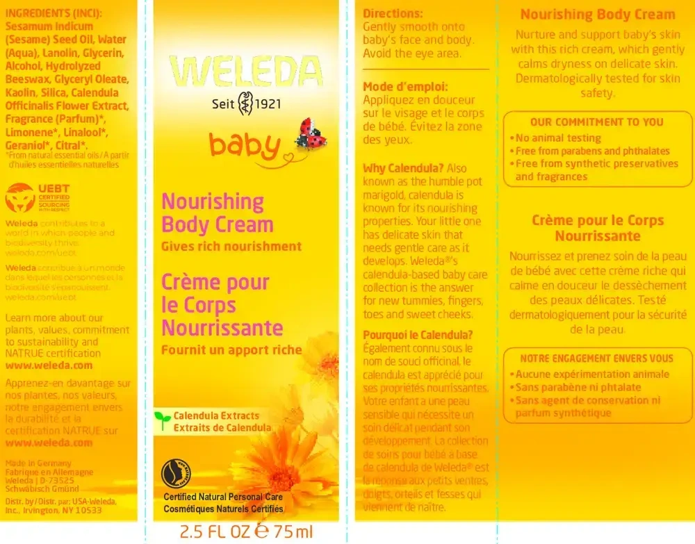 Product image for Baby Calendula Body Cream.