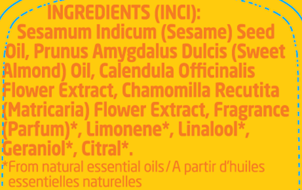 Product image for Comforting Baby Oil.