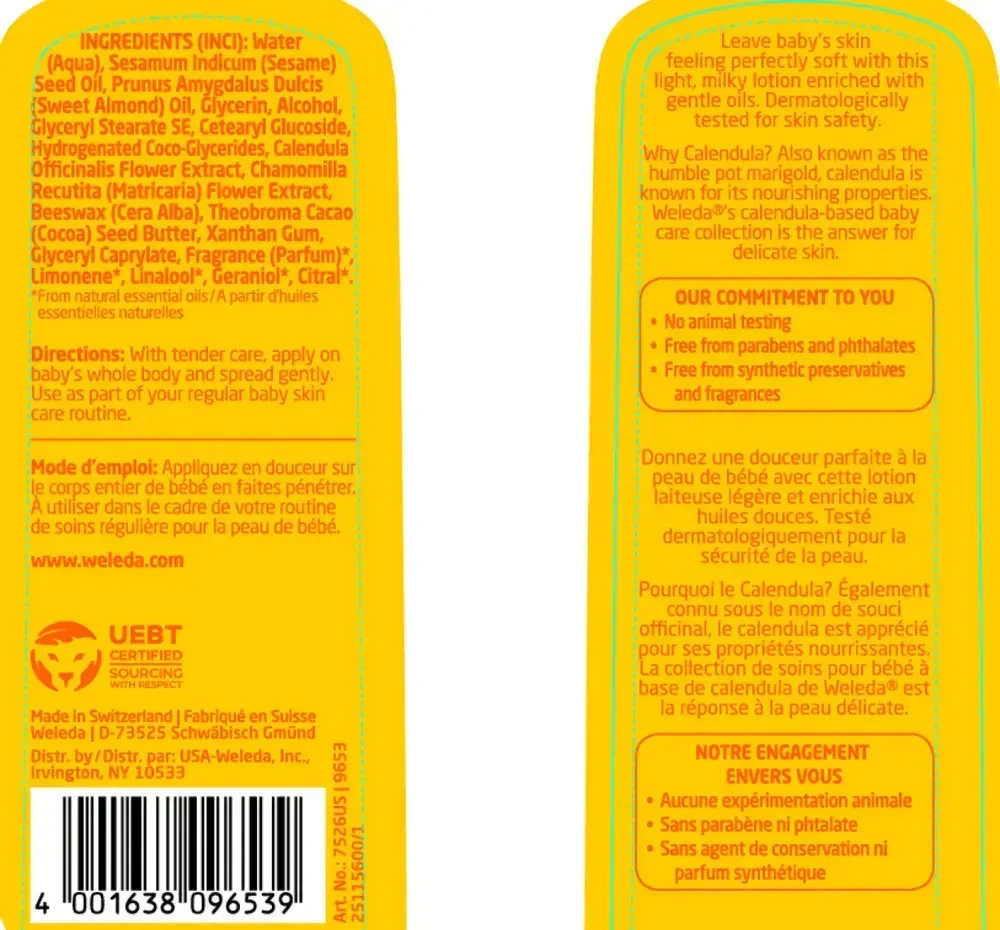 Product image for Calendula Body Lotion.