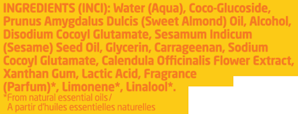 Product image for Calendula Shampoo and Body Wash.