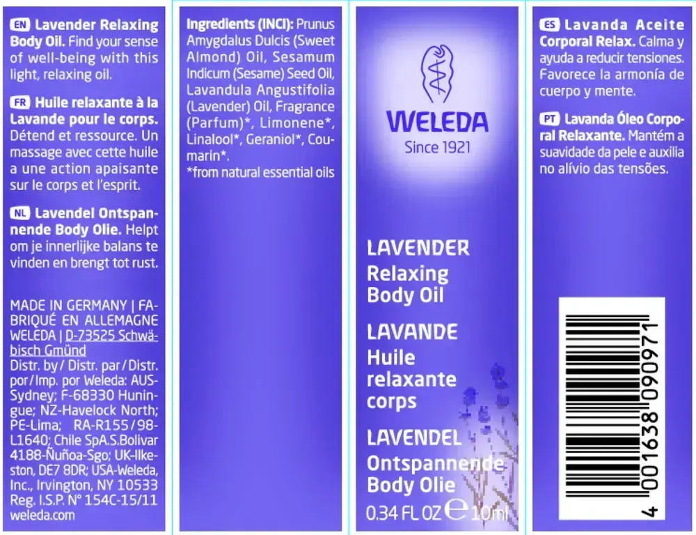 Product image for Lavender Body Oil.