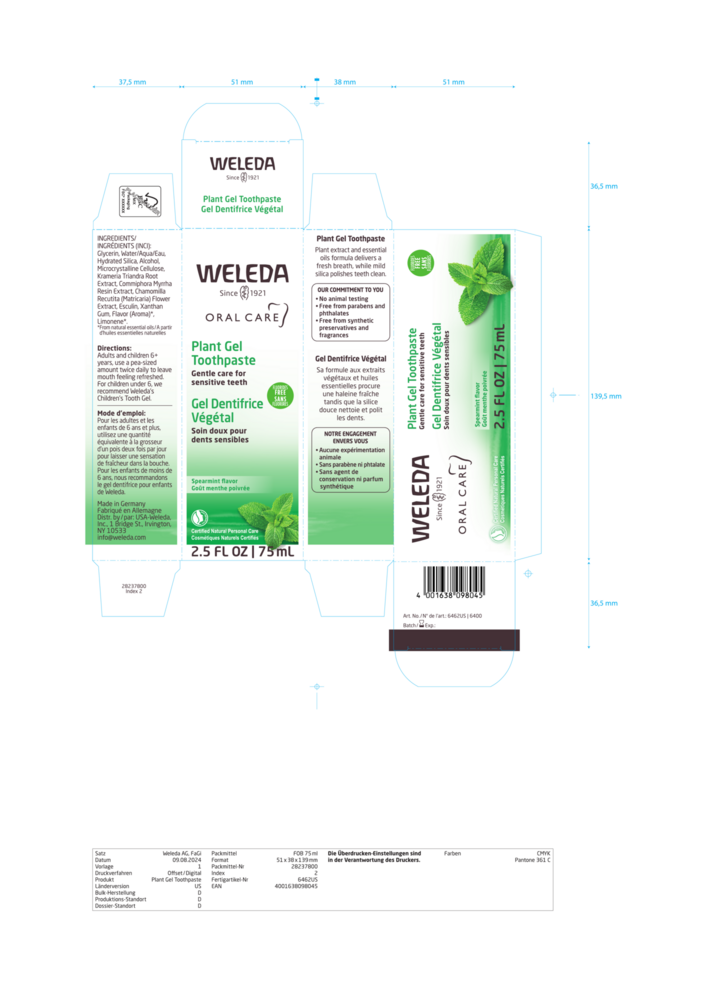 Product image for Plant Gel Toothpaste.
