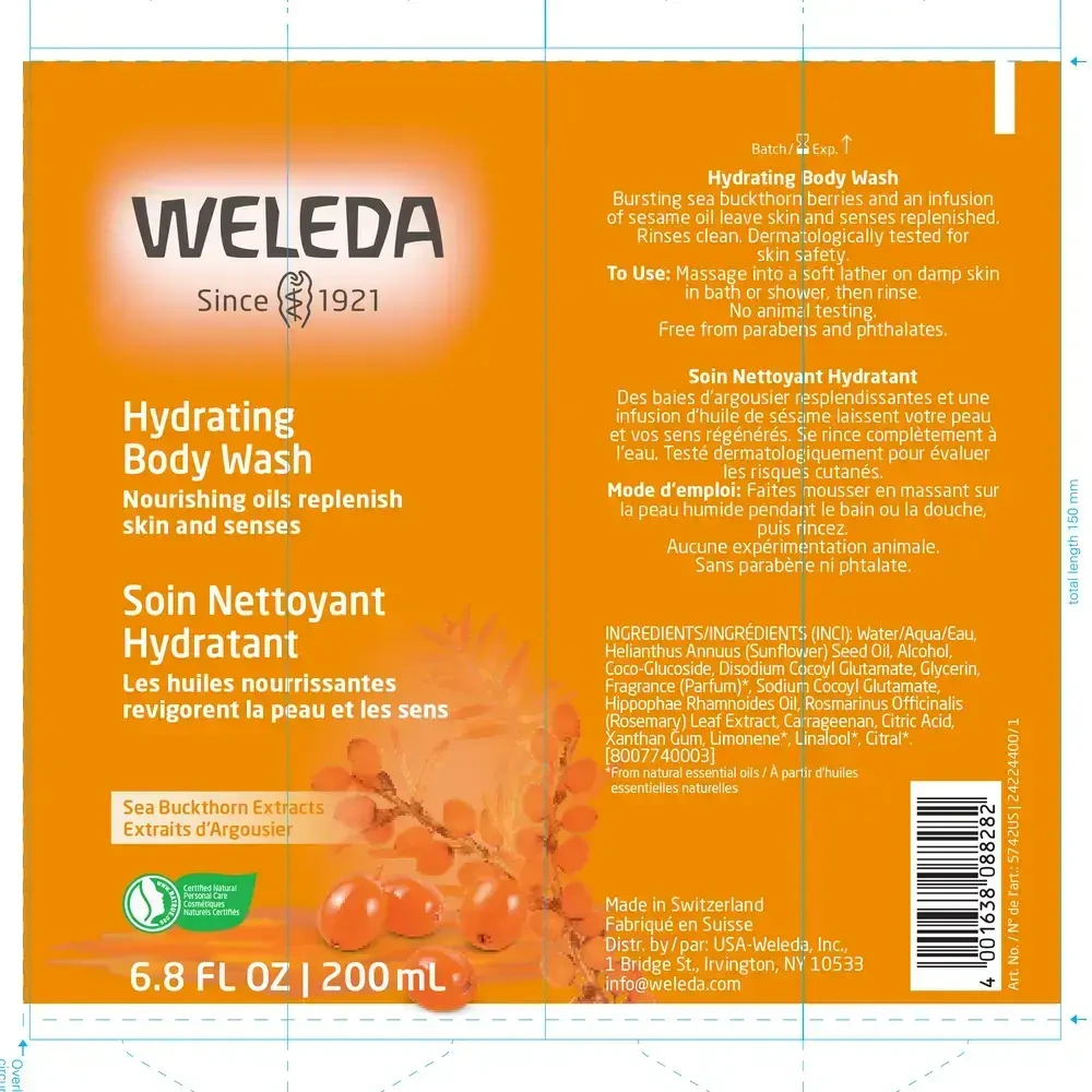 Product image for Sea Buckthorn Creamy Body Wash.