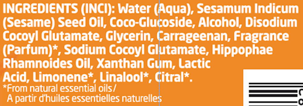 Product image for Sea Buckthorn Creamy Body Wash.