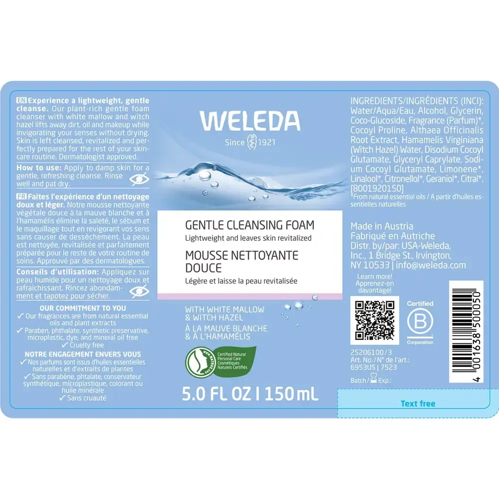 Product image for Gentle Cleansing Foam.