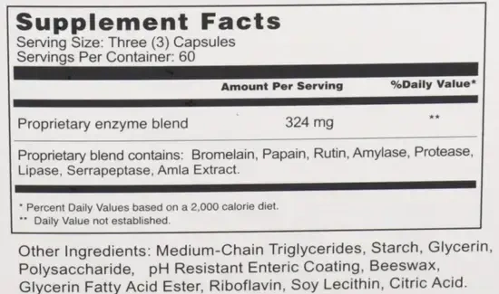 Product image for Vitalzym Xe.