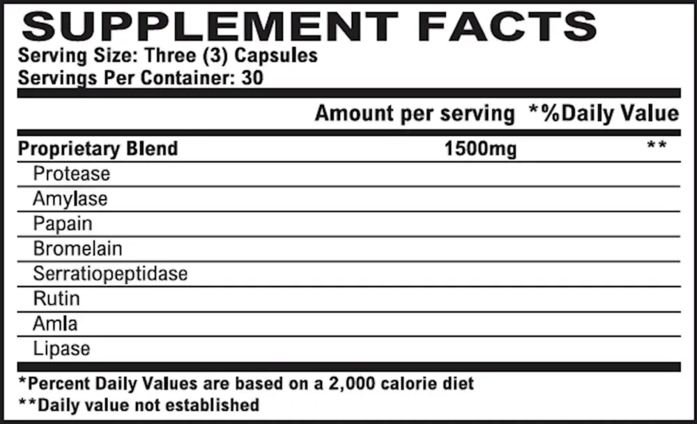 Product image for Vitalzym Hybrid.