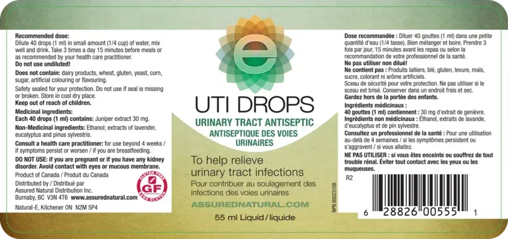 Product image for UTI E-Drops.