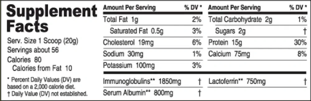 Product image for Vital Whey®, Vanilla Grass Fed Whey Protein.