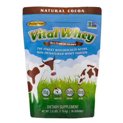 Vital Whey®, Cocoa Grass-Fed Whey Protein 1130 Grams