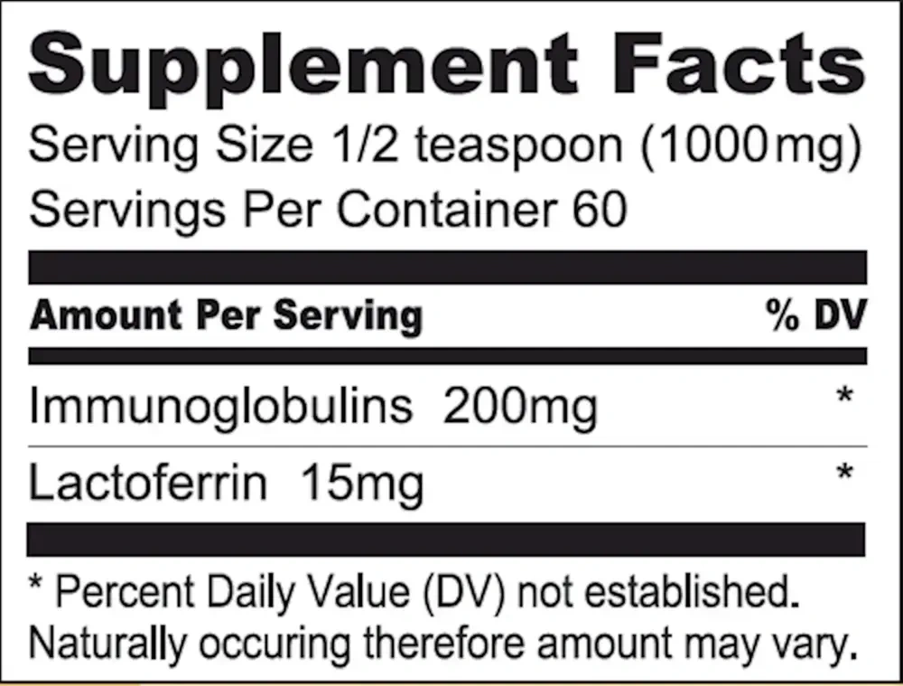 Product image for Bioactive Colostrum.