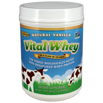 Vital Whey®, Vanilla Grass Fed Whey Protein 600 Grams