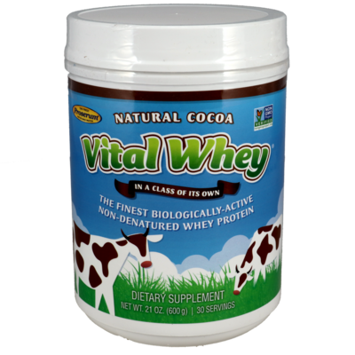 Vital Whey®, Cocoa Grass-Fed Whey Protein 600 Grams Vital Whey®, Cocoa Grass-Fed Whey Protein 600 Grams