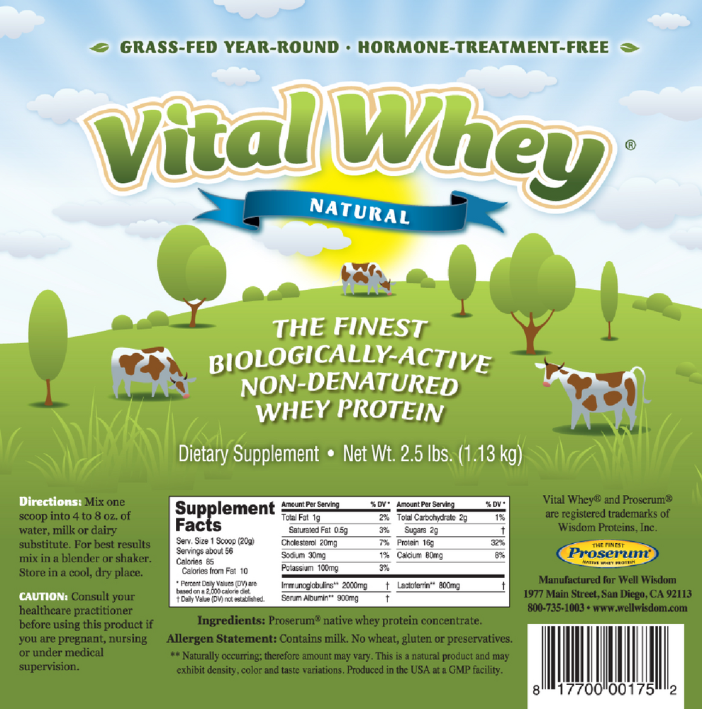 Product image for Vital Whey Natural Flavor.