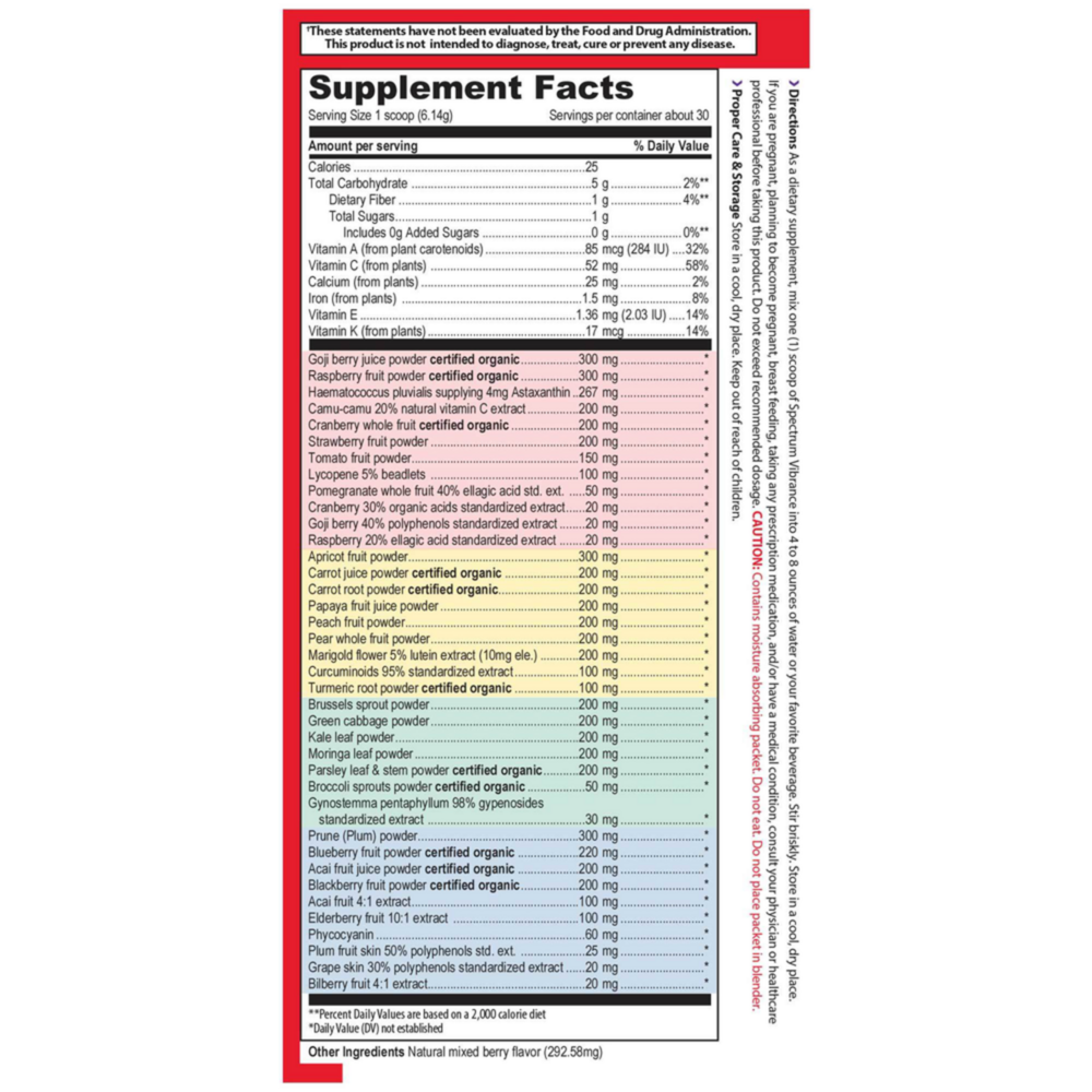 Product image for Spectrum Vibrance.